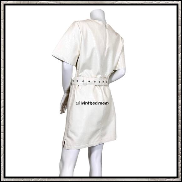 Cinq a Sept Abytha Belted Faux Leather Minidress
Alabaster SZ 8 $395 - Picture 8 of 15